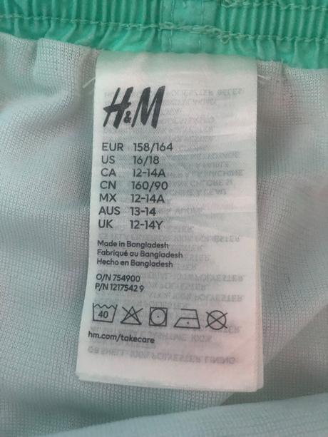 H&m plavky, h&m,164