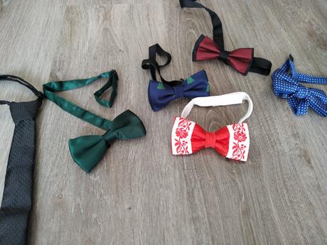 Motýlik, kravata, traky, 