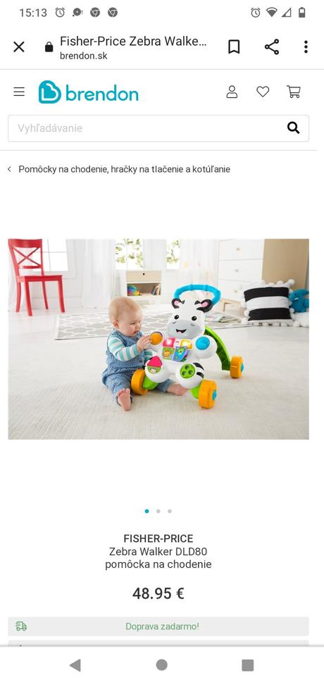 Choditko s postovnym v cene,