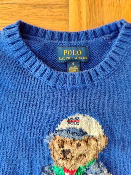 Ralph lauren bear originál ikonický sveter, ralph lauren,116