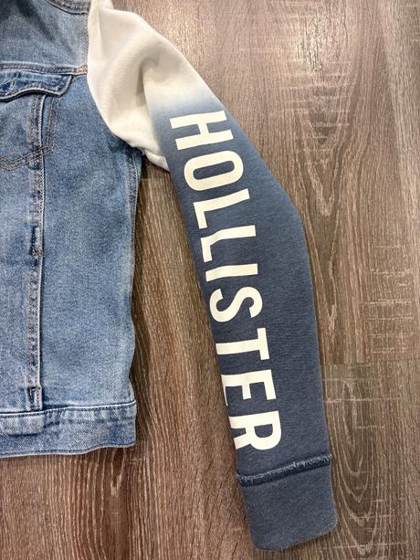 Hollister štylova riflova bunda č.s, hollister,s