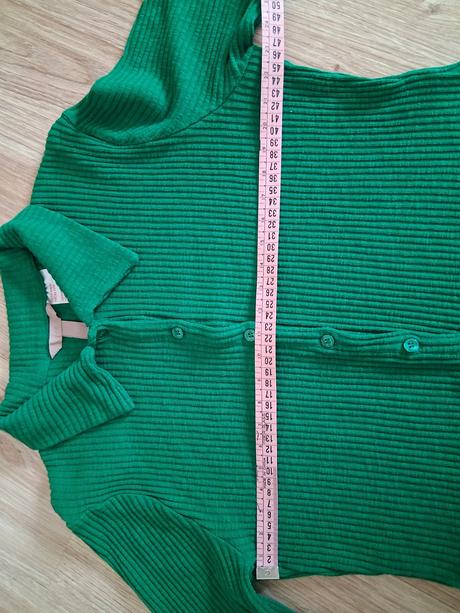 Zelený crop top, h&m,m