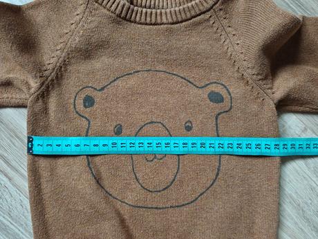 Bunda + sveter macko 92, h&m,92