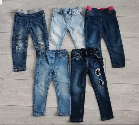 Džínsy pre dievčatko 86-98, 92