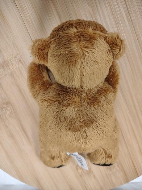 Plyšový hnedý medveď, igloo, 16 cm, 