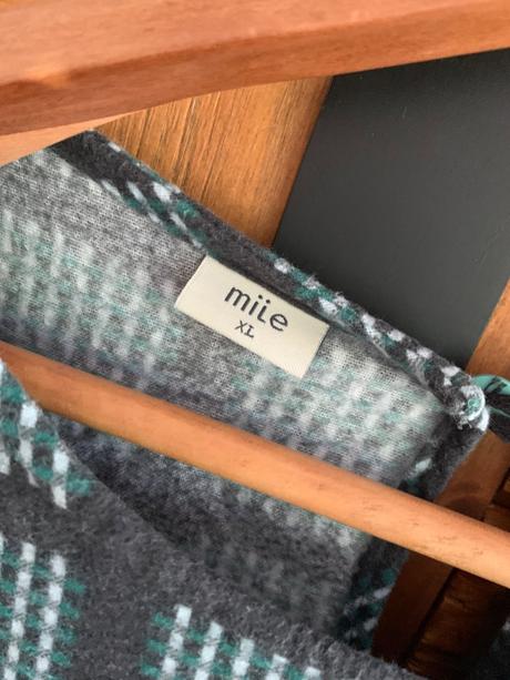 Mile flanelové šaty xl, mile,xl