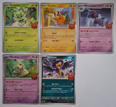 Pokémon karty "trick or trade" halloween (2), 
