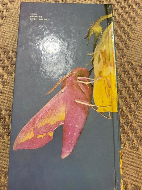 Stará krásna retro kniha motýle 1982 jozef polonec,