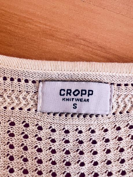 Béžový svetrík, cropp, s, s