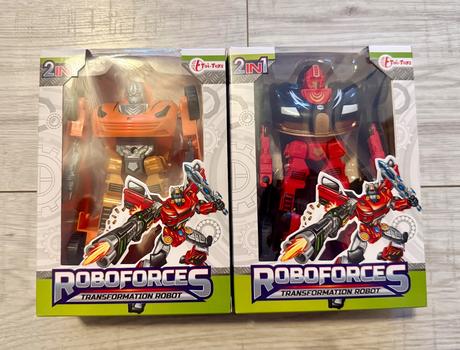 2 ks roboforces - transformation robot, 