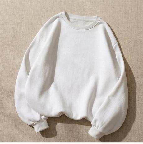 Cozy white oversized mikina - biela - m, m