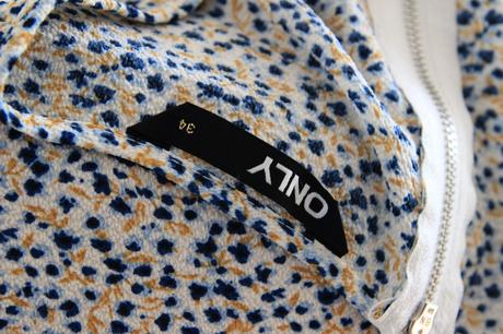 Modro žltý top, only xs, only,xs