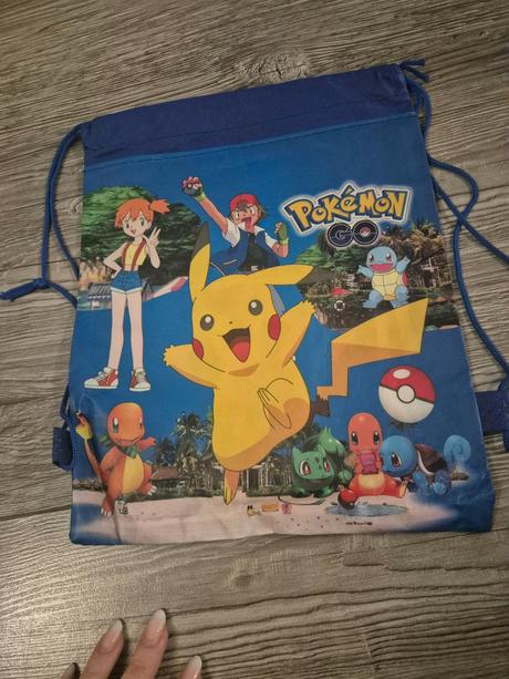 Pokemon vrecko na papuče modré,