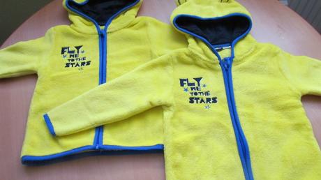 Mikinky na zips pre dvojičky 86/92, 92