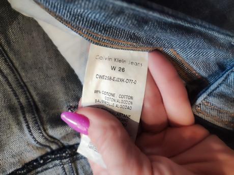 Riflova sukňa v. 26/s, calvin klein,26 / s