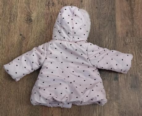 Zimná bunda teplá monthecare srdiečkova, mothercare,68