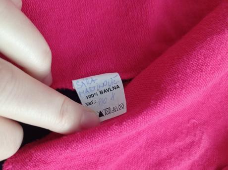 Mikina z teplákovej súpravy happy, 104