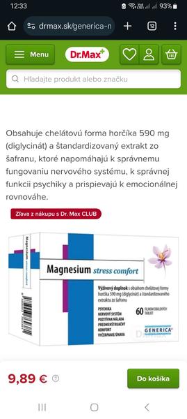 Používate niekto Magnesium Stress Comfort?