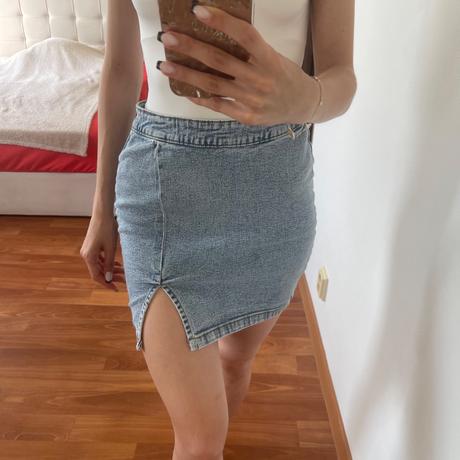 Denimová mini sukňa, new yorker,s