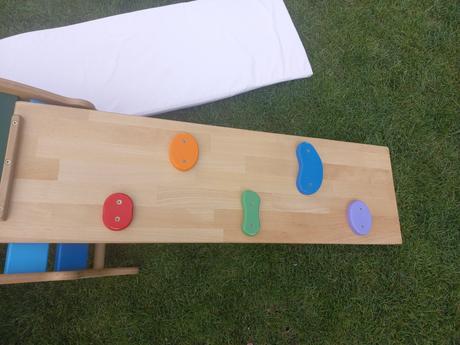 Montessori hojdacka s lezeckou stenou a smyklavkou, 