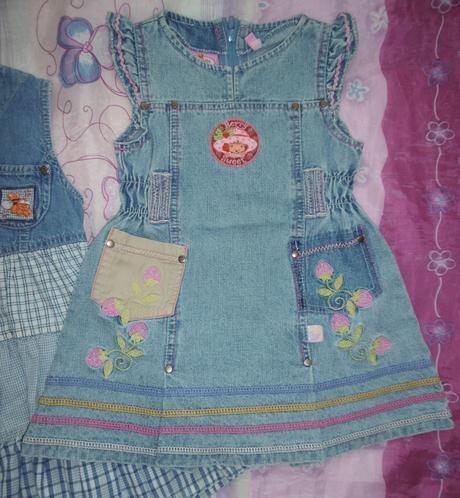 Rifľové šaty veľ.86/92, 92