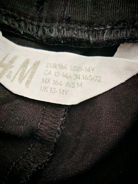 Športové legíny šortky, h&m,164