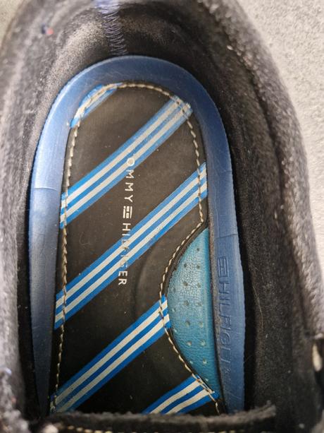 Mokasíny zbrúsenej kože th, tommy hilfiger,42