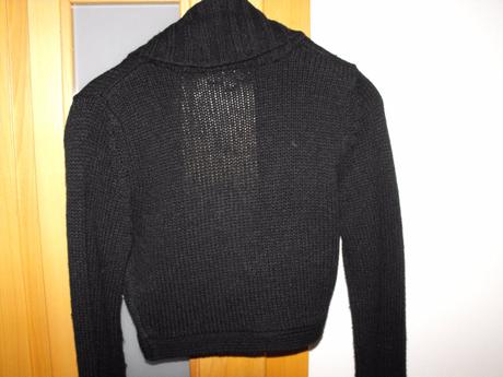 Čierne úpletové bolerko halens, 34