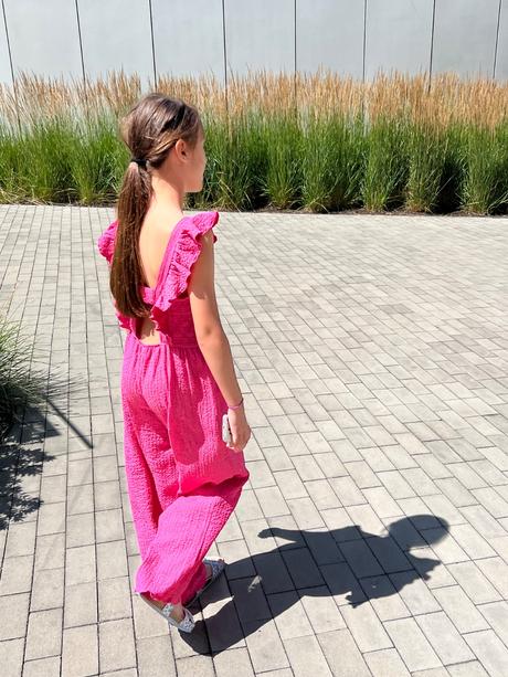 Textúrovaný overal zara s volanmi, zara,152