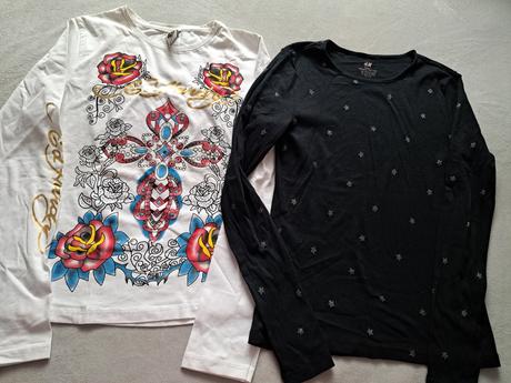 Tricka dl.rukav 7e, h&m,158