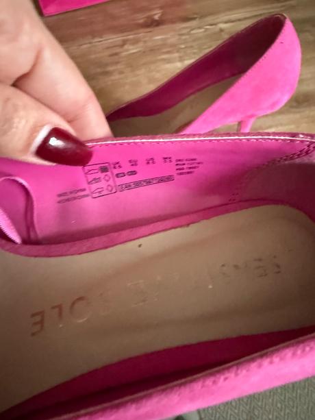 Semišové lodičky s kabelkou, 40