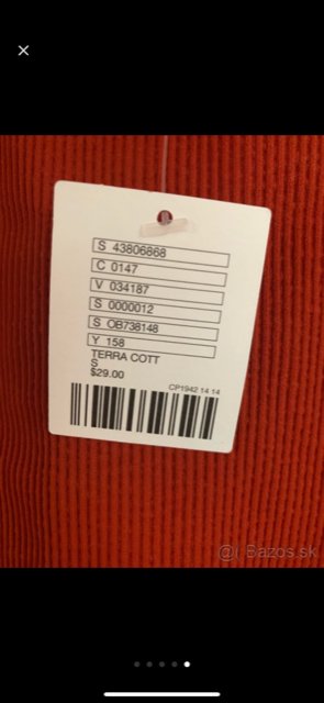 Dámske body urban outfitters, s