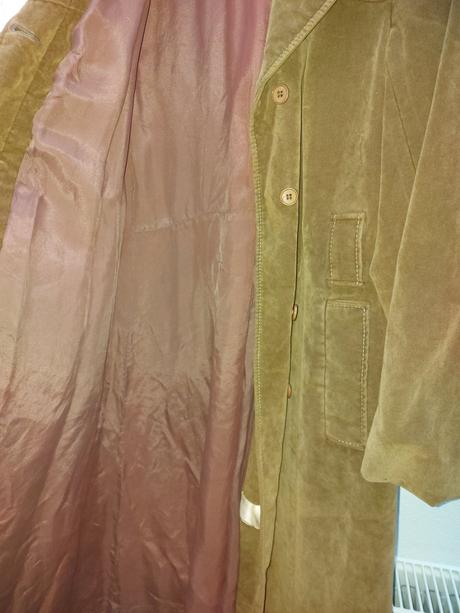 Zelený štýlový kabat na prechodne obdobie, s