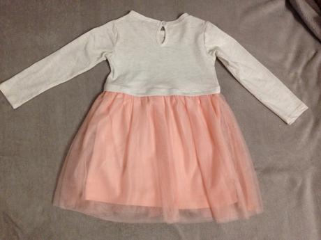 Lososové šaty s motylmi vel.86, pepco,86