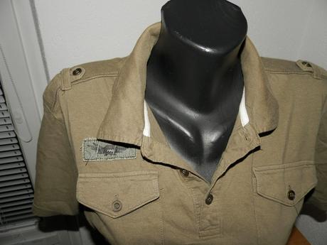 Okay khaki vojenské tričko m/l, okay,m
