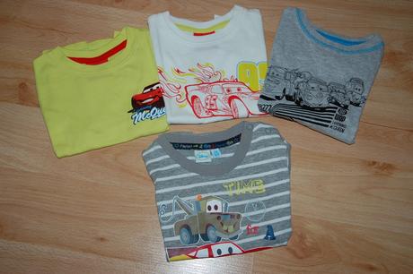 4ks tričiek s motívom cars, 86