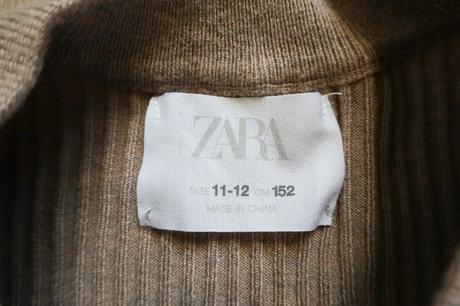 Mäkké vrúbkované svetrotričko zara, zara,152