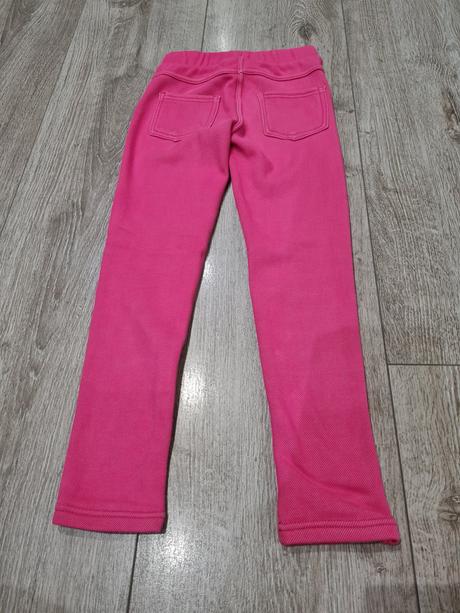 Hrubé zateplené legíny flisom, 128