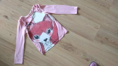 Tričko s liskou, h&m,122