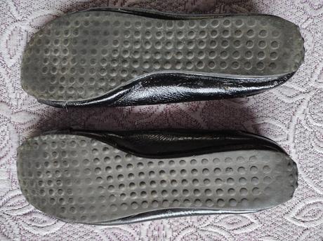 Čierne lakované baleríny zn. george, veľ. 40, george,40