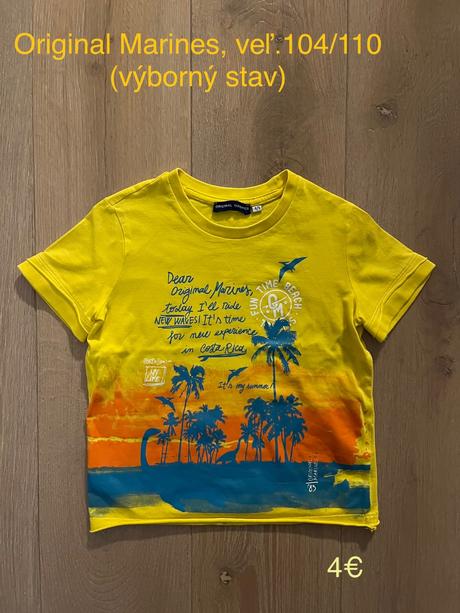 Tričko original marines veľ. 104/110, original marines,104