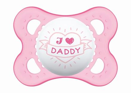 Mam silikónový cumlík original daddy girl 1ks, 2-6, lovi