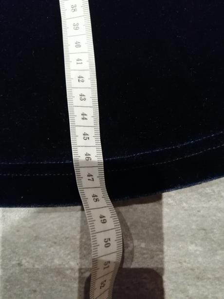 Šaty zamatové v92 nocovomodrá, 1-3r., 92