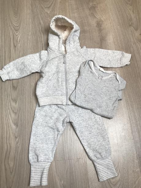 Teplakova suprava + body, h&m,68