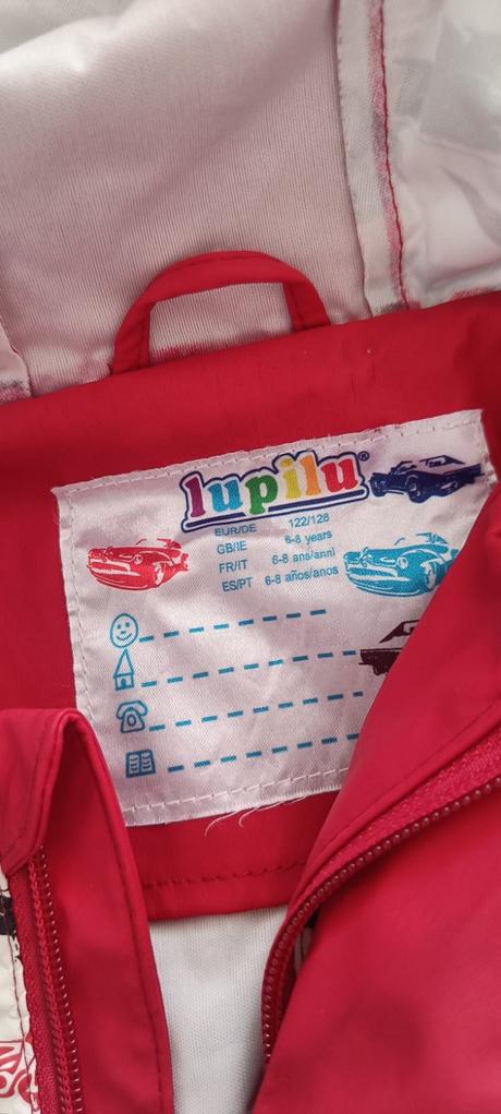 Bunda do dažďa, veľ. 122-128, lupilu,122