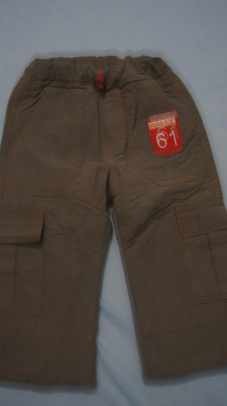 Nohavice podšité bavlnou, 80