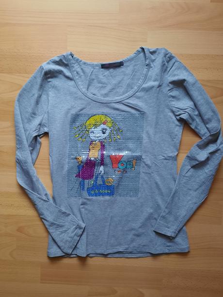 Dievčenské tričko 2x+ blúzka, 158