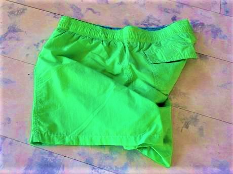 Neónkové šušťakové kraťasy /plavky, m