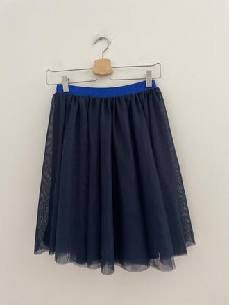 Tylová sukňa s trblietavým pásom 158/164, tchibo,158