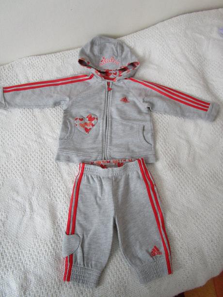 Adidas bavlnená tepláková súprava v.86/92, adidas,86
